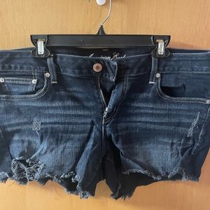 Dark blue shorts distressed great condition